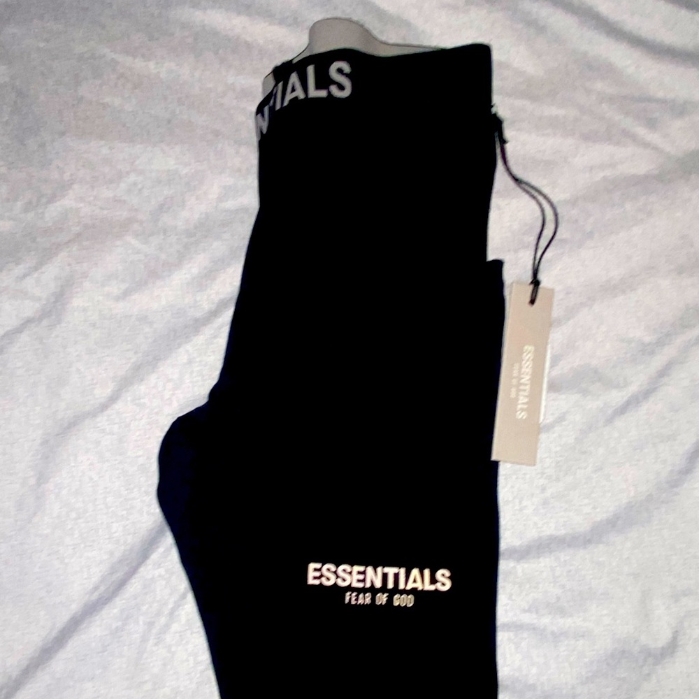 Fog Essentials black leggings, never worn before and with tags.